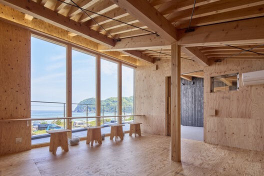 Kugami Terrace Sunset Cafe and Small Gallery / REPLUS Co.,Ltd - Interior Photography, Wood, Beam