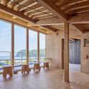 Kugami Terrace Sunset Cafe and Small Gallery / REPLUS Co.,Ltd - Interior Photography, Wood, Beam