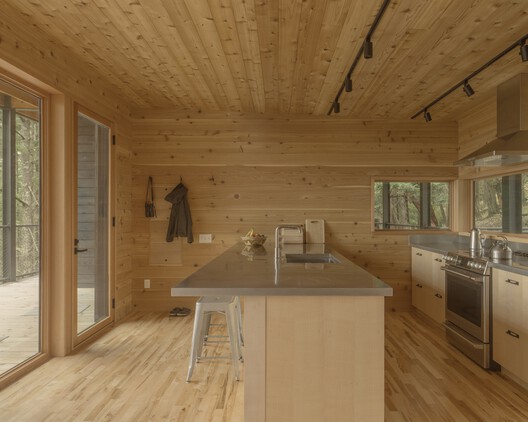 Cabana Trestle / Miller Hull Partnership - Fotografia de Interiores, Cozinha, Madeira, Bancada