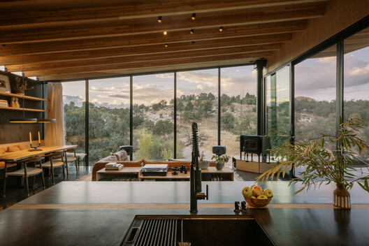 The Periphery House / Locus Studio - Interior Photography, Wood, Table, Chair, Glass, Beam