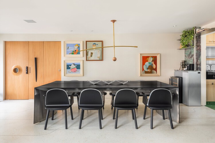 Apartamento LM / ZALC Arquitetura - Fotografia de Interiores, Sala de Jantar, Mesa, Madeira, Cadeira, Iluminação, Vidro