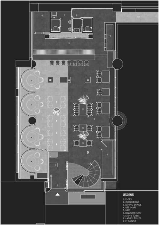 LAIR Restaurant Bar / RENESA Architecture Design Interiors Studio - Image 39 of 42