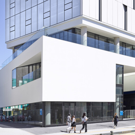 Triplet Code Imun Neighborhood Facility / L'EAU design - Exterior Photography, Facade, Glass