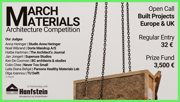 Open Call: MARCH Materials Architecture Competition - Image 1 of 1