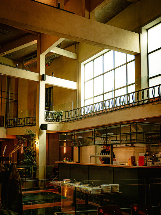 Wintercircus Technological and Cultural Hub / OYO - Interior Photography, Wood, Lighting, Glass, Chair, Beam