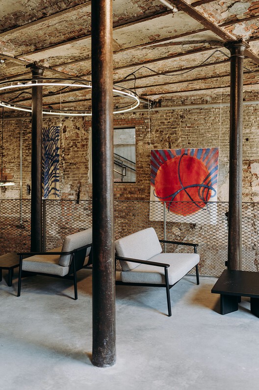 Wintercircus Technological and Cultural Hub / OYO - Interior Photography, Brick, Chair