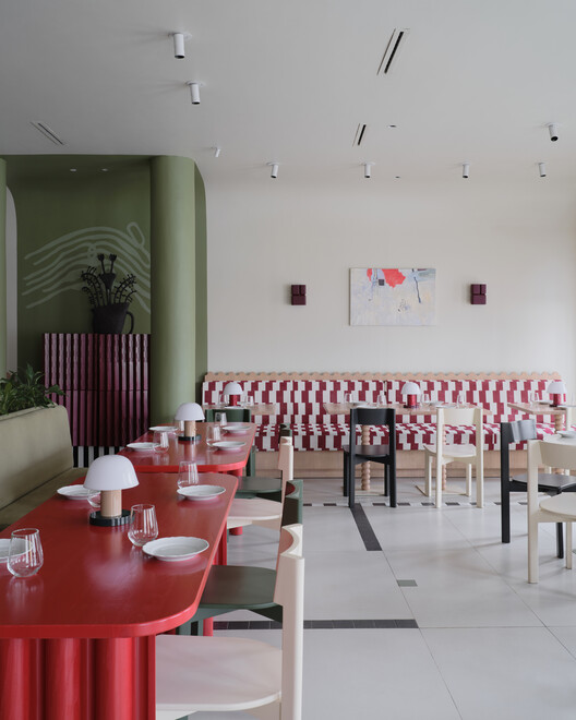 Pasta La Vista Bistro / NAAW - Interior Photography, Dining room, Chair, Table