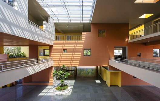 Rainbow International School / Spacefiction studio - Interior Photography, Kitchen, Courtyard
