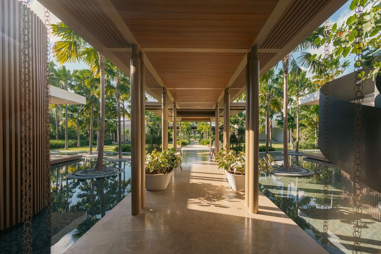 Villa del Mar F11 / Acebal Canney - Fotografía interior, Jardín, Pilares, Patio interior