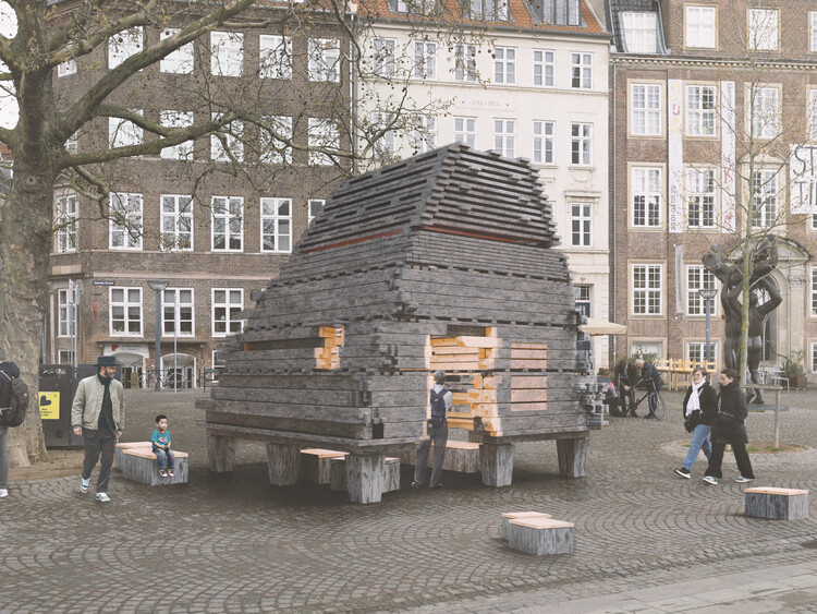 Copenhagen Architecture Biennial 2025 Reveals 'Slow Pavilion' Designs Built from Reused Materials - Image 4 of 10