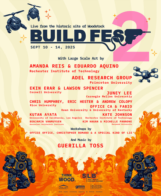 Bethel Woods Art and Architecture Festival 2025: Build Fest 2 – Peace Rises - Image 1 of 1