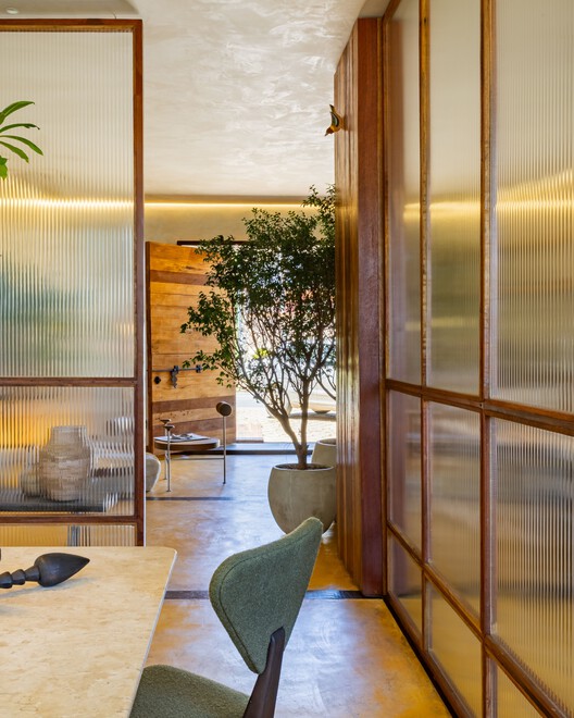 Escritório L-ARA / L-ARA Arquitetura - Fotografia de Interiores, Madeira, Iluminação, Vidro, Cadeira