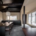 Gogyeol Mungyeong Guesthouse / Gogyeol Architects - Interior Photography, Renovation, Kitchen, Door, Lighting, Table, Chair