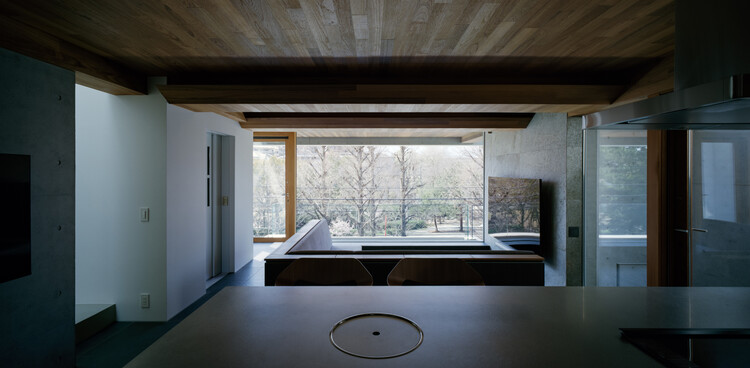 Hokusetsu 住宅与办公室/ FujiwaraMuro Architects - 室内图, 木头, 梁