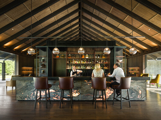 Sugarloaf at Flockhill / Hierarchy Group - Interior Photography, Dining room, Lighting, Table, Chair, Beam