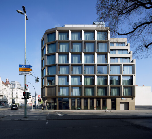 Hotel Bellman Berlin-Neukoelln / Tchoban Voss Architekten - Exterior Photography, Facade, Glass