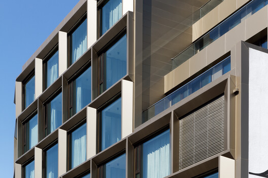 Hotel Bellman Berlin-Neukoelln / Tchoban Voss Architekten - Exterior Photography, Glass, Balcony