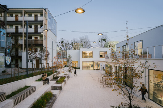 Widna Haven Community Center and Library / PB STUDIO + studiomania + IPA Ipreferanalog - Exterior Photography