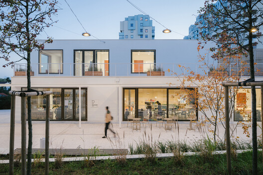 Widna Haven Community Center and Library / PB STUDIO + studiomania + IPA Ipreferanalog - Exterior Photography, Facade