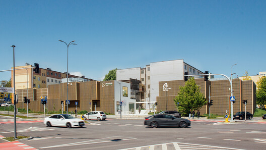 Widna Haven Community Center and Library / PB STUDIO + studiomania + IPA Ipreferanalog - Exterior Photography, Facade, Concrete