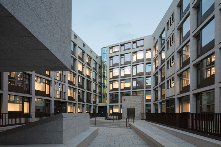 印刷厂广场 / Mccullough Mulvin Architects - 建筑图, 具体的