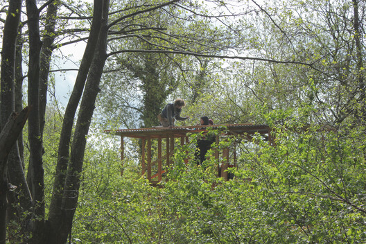 Hortus Installation / Banco! - Exterior Photography, Wood, Forest
