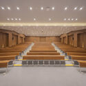 Ain Shams University Campus Main Theater / El-Maghraby Design House + Prof. Dr. Gamal El-Kholy - Interior Photography, Stairs, Chair