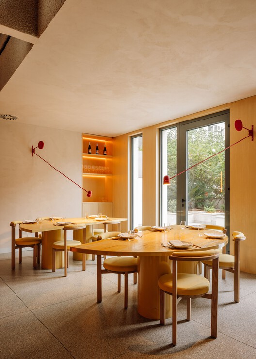 Restaurante Scusa / Spacegram - Fotografia de Interiores, Sala de Jantar, Madeira, Mesa, Cadeira