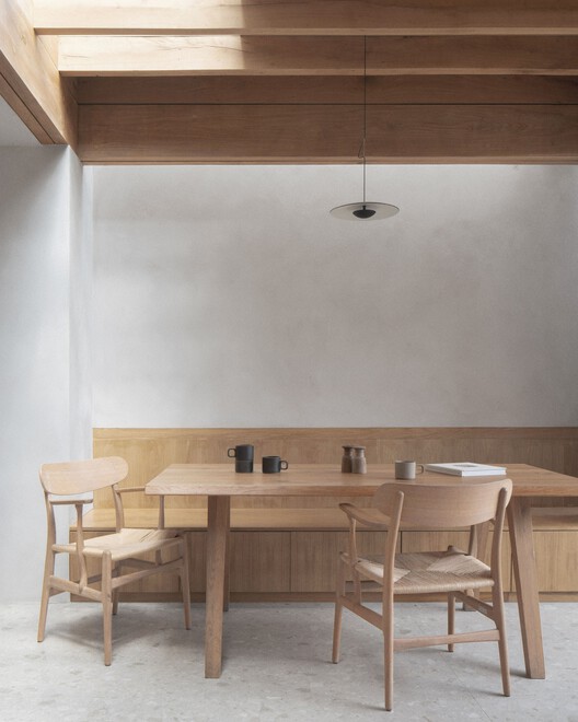 Hackney House / Architecture for London - Interior Photography, Wood, Table, Chair