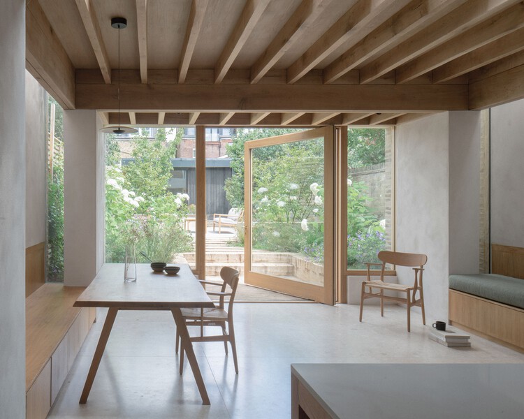 Hackney House / Architecture for London - Interior Photography, Dining room, Wood