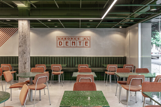 Diletto Pastas - Barrio Chino / Cupla Arquitectura - Lucia Vallve & Tomas Mielnikowicz - Fotografía interior, Comedor