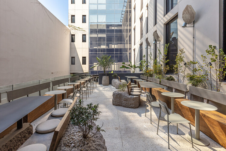 Hobbymalabia Café / Cupla Architecture - Lucia Vallve y Tomas Mielnikowicz - Fotografía exterior, sillas