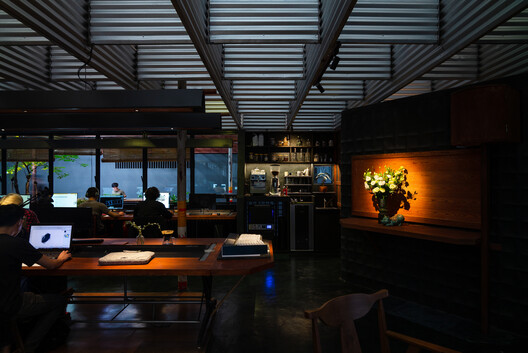 Office of tho.A / Atelier tho.A - Interior Photography, Wood, Table, Lighting, Chair, Glass