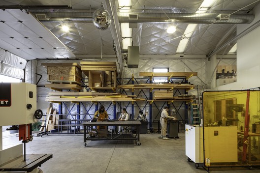 Skylab Headquarters + SkylabSHOP / Skylab Architecture - Interior Photography, Kitchen, Wood, Lighting