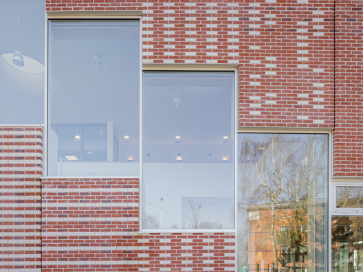 (S)pace Pariselle Educational Building / Architecture Patrick Mauger + D’HOUNDT+BAJART architectes&associés - Interior Photography, Brick