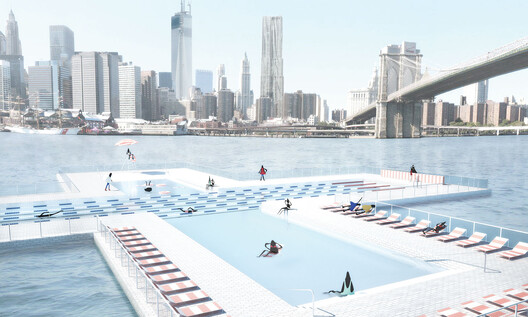 NYC’s First River-Based, Water-Filtering Pool Takes Shape at Pier 35 - Image 7 of 9
