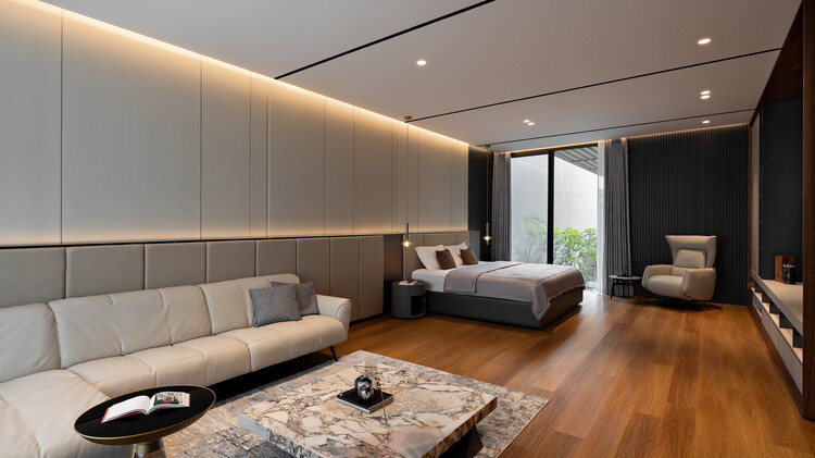 Casa Steric Spes / Gets Architects - Fotografia de Interiores, Sala de Estar, Madeira, Iluminação, Dormitório, Cadeira, Cama