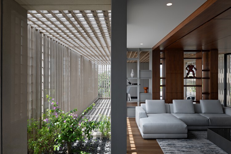 Casa Steric Spes / Gets Architects - Fotografia de Interiores, Sala de Estar, Madeira, Sofá, Cadeira, Vidro