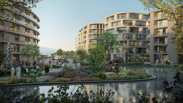 Zaha Hadid Architects Designs Master Plan for Sharjah Featuring Two-Kilometre Central Oasis - Image 3 of 6