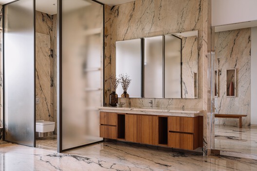 Anand Home / Hiren Patel Architect Design - Interior Photography, Bathroom, Wood, Countertop, Glass