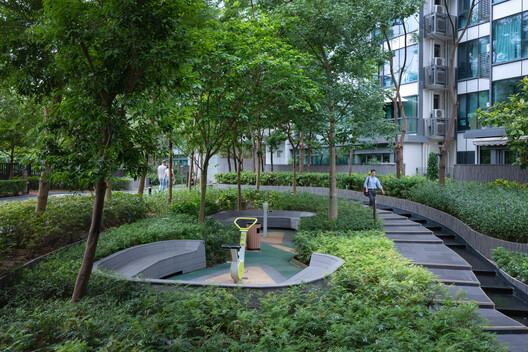 Le Pont Residential Development / Shma Company Limited - Exterior Photography, Garden, Courtyard