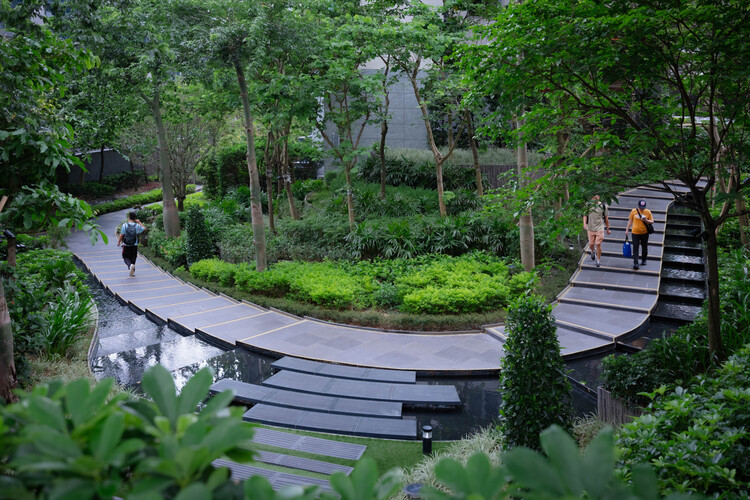 Le Pont 住宅开发项目 / Shma Company Limited - 建筑图, 花园