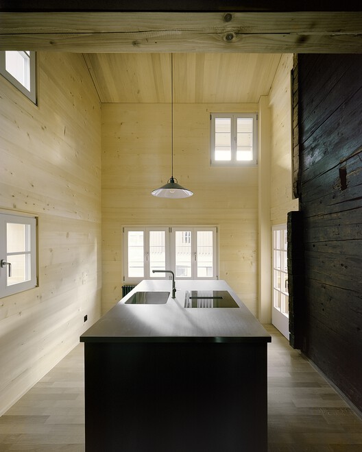 Spalihof Houses / Seilerlinhart - Interior Photography, Kitchen, Wood