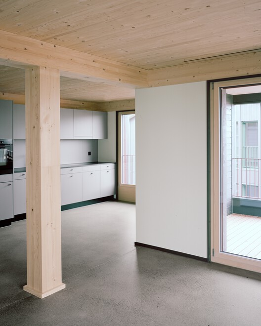 Spalihof Houses / Seilerlinhart - Interior Photography, Kitchen, Wood