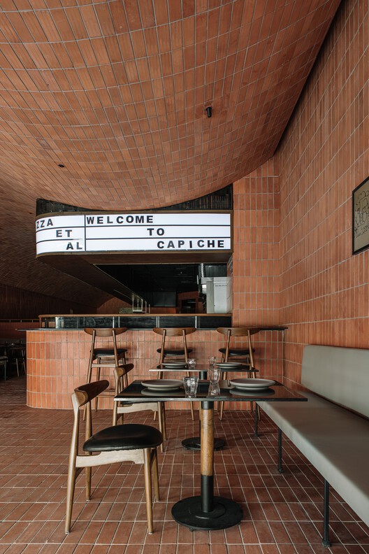 Capiche Restaurant / Neogenesis+Studi0261 - Interior Photography, Kitchen, Wood, Brick, Chair