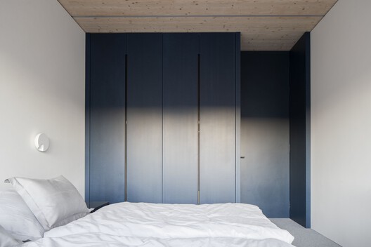 Rdom 2 House / Šercel Švec - Interior Photography, Bedroom, Wood, Bed, Closet