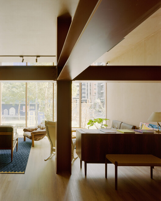 Apricity Development Brand Headquarters / Soar Design Studio + Ray Architects - Interior Photography, Wood, Lighting, Chair, Glass