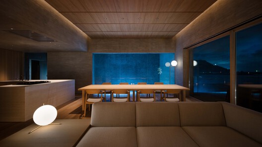House on the Rias Coast / no.10 NOMURA Co., Ltd. - Interior Photography, Living Room, Wood, Lighting, Chair