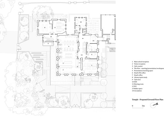 Temple Building Refurbishment Brighton Girls School / Walters & Cohen Architects - Image 31 of 34