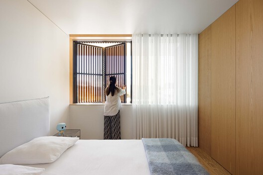 M House / Silverline - Interior Photography, Bedroom, Wood, Bed